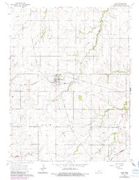 Download a high-resolution, GPS-compatible USGS topo map for Hope, KS (1985 edition)