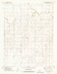 preview thumbnail of historical topo map of Hodgeman County, KS in 1974