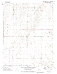 Download a high-resolution, GPS-compatible USGS topo map for Horse Thief Canyon SW, KS (1976 edition)