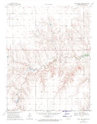 Download a high-resolution, GPS-compatible USGS topo map for Horse Thief Canyon, KS (1971 edition)