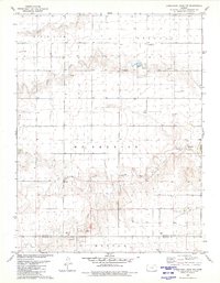 Download a high-resolution, GPS-compatible USGS topo map for Horsethief Draw NW, KS (1980 edition)