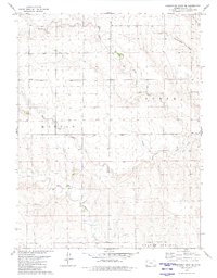 Download a high-resolution, GPS-compatible USGS topo map for Horsethief Draw SE, KS (1980 edition)