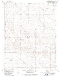 Download a high-resolution, GPS-compatible USGS topo map for Horsethief Draw, KS (1980 edition)