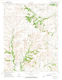 Download a high-resolution, GPS-compatible USGS topo map for Howard NW, KS (1965 edition)