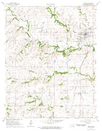 Download a high-resolution, GPS-compatible USGS topo map for Howard, KS (1965 edition)