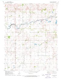 Download a high-resolution, GPS-compatible USGS topo map for Hudson SE, KS (1972 edition)