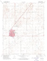 Download a high-resolution, GPS-compatible USGS topo map for Hugoton, KS (1975 edition)