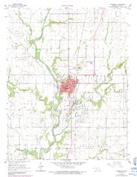 Download a high-resolution, GPS-compatible USGS topo map for Humboldt, KS (1984 edition)