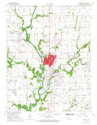 Download a high-resolution, GPS-compatible USGS topo map for Humboldt, KS (1967 edition)