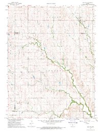 Download a high-resolution, GPS-compatible USGS topo map for Hunter, KS (1969 edition)