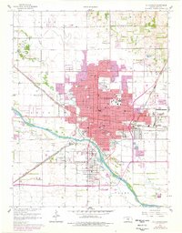 Download a high-resolution, GPS-compatible USGS topo map for Hutchinson, KS (1978 edition)