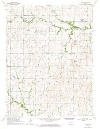 Download a high-resolution, GPS-compatible USGS topo map for Idana, KS (1966 edition)