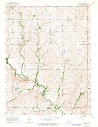 Download a high-resolution, GPS-compatible USGS topo map for Industry, KS (1964 edition)