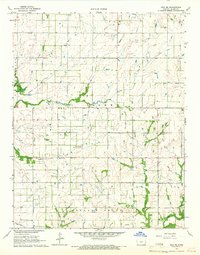 Download a high-resolution, GPS-compatible USGS topo map for Iola SE, KS (1967 edition)