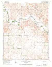 Download a high-resolution, GPS-compatible USGS topo map for Irish Flats SE, KS (1964 edition)