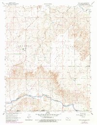 Download a high-resolution, GPS-compatible USGS topo map for Irish Flats, KS (1983 edition)