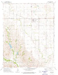 Download a high-resolution, GPS-compatible USGS topo map for Isabel, KS (1975 edition)