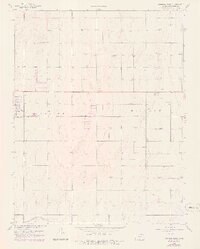 1959 Map of Johnson East, 1978 Print