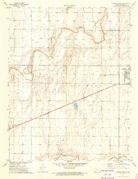 Download a high-resolution, GPS-compatible USGS topo map for Johnson West, KS (1975 edition)