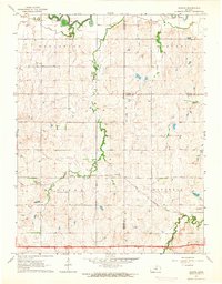 Download a high-resolution, GPS-compatible USGS topo map for Juniata, KS (1964 edition)