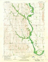 Download a high-resolution, GPS-compatible USGS topo map for Kackley, KS (1967 edition)