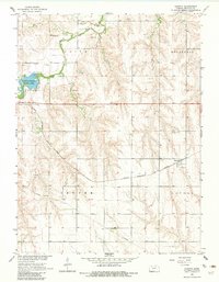 Download a high-resolution, GPS-compatible USGS topo map for Kanona, KS (1983 edition)