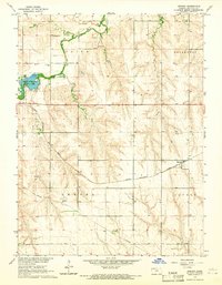 Download a high-resolution, GPS-compatible USGS topo map for Kanona, KS (1966 edition)