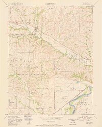 1950 Map of Keats