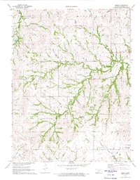 Download a high-resolution, GPS-compatible USGS topo map for Keene, KS (1974 edition)
