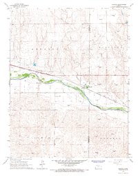 Download a high-resolution, GPS-compatible USGS topo map for Kendall, KS (1967 edition)