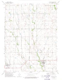 Download a high-resolution, GPS-compatible USGS topo map for Kensington, KS (1975 edition)