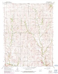 Download a high-resolution, GPS-compatible USGS topo map for Kimeo, KS (1983 edition)