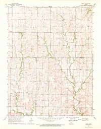 Download a high-resolution, GPS-compatible USGS topo map for Kimeo, KS (1969 edition)