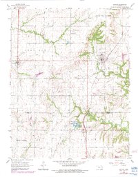 Download a high-resolution, GPS-compatible USGS topo map for Kincaid, KS (1983 edition)