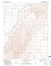 Download a high-resolution, GPS-compatible USGS topo map for Kinsley SW, KS (1984 edition)