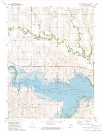 Download a high-resolution, GPS-compatible USGS topo map for Kirwin Reservoir, KS (1974 edition)