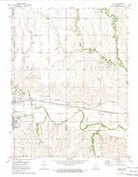 Download a high-resolution, GPS-compatible USGS topo map for Kirwin, KS (1974 edition)