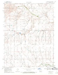 Download a high-resolution, GPS-compatible USGS topo map for La Crosse NW, KS (1971 edition)