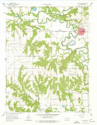 Download a high-resolution, GPS-compatible USGS topo map for La Cygne, KS (1977 edition)