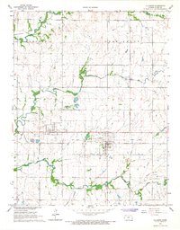 Download a high-resolution, GPS-compatible USGS topo map for La Harpe, KS (1967 edition)