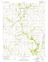 Download a high-resolution, GPS-compatible USGS topo map for Labette, KS (1976 edition)
