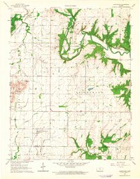 Download a high-resolution, GPS-compatible USGS topo map for Lafontaine, KS (1964 edition)