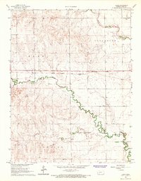 Download a high-resolution, GPS-compatible USGS topo map for Laird, KS (1967 edition)