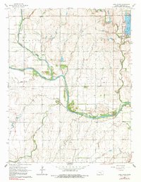 preview thumbnail of historical topo map of Sedgwick County, KS in 1965