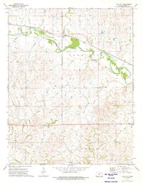 Download a high-resolution, GPS-compatible USGS topo map for Lake City, KS (1975 edition)