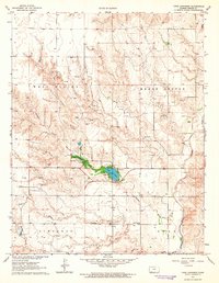Download a high-resolution, GPS-compatible USGS topo map for Lake Larrabee, KS (1964 edition)