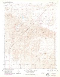 preview thumbnail of historical topo map of Kearny County, KS in 1966
