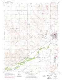 Download a high-resolution, GPS-compatible USGS topo map for Lakin, KS (1978 edition)