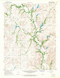 Download a high-resolution, GPS-compatible USGS topo map for Lamont, KS (1968 edition)