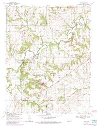 Download a high-resolution, GPS-compatible USGS topo map for Lane, KS (1983 edition)